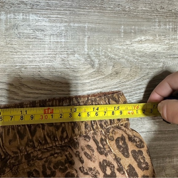 Pilcro The Cottage Lightweight Corduroy Pants Medium petite leopard print - Picture 6 of 10